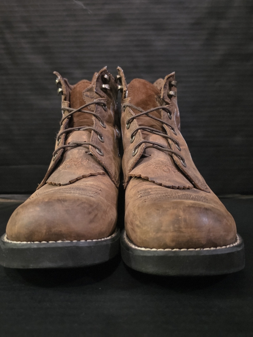 Ariat Womens Driftwood Brown Probably Lacer Boot Size 11 - Picture 7 of 10